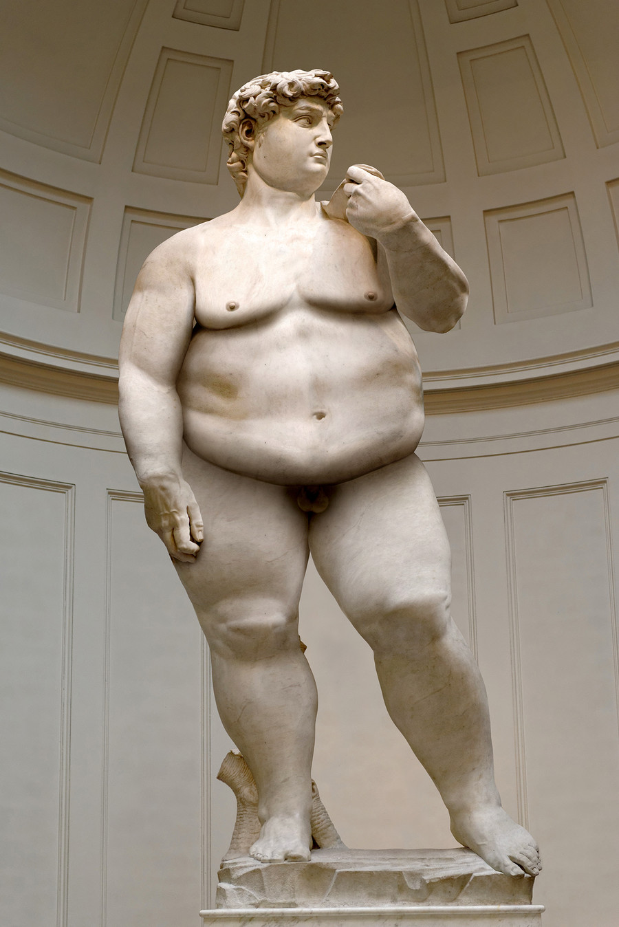 fat David de Miguel angel gordo